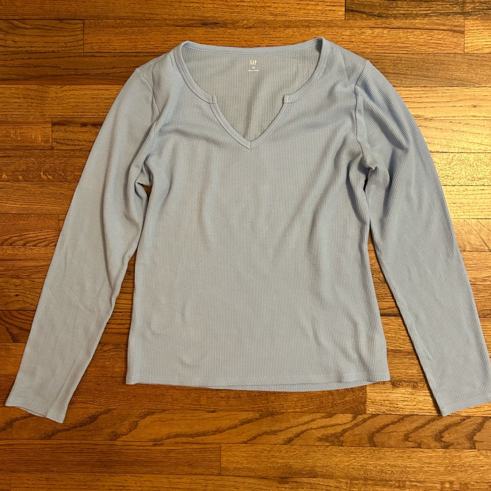 Gap Factory Fitted Waffle-Knit PJ T-Shirt (set of 2) - Picture 2 of 9